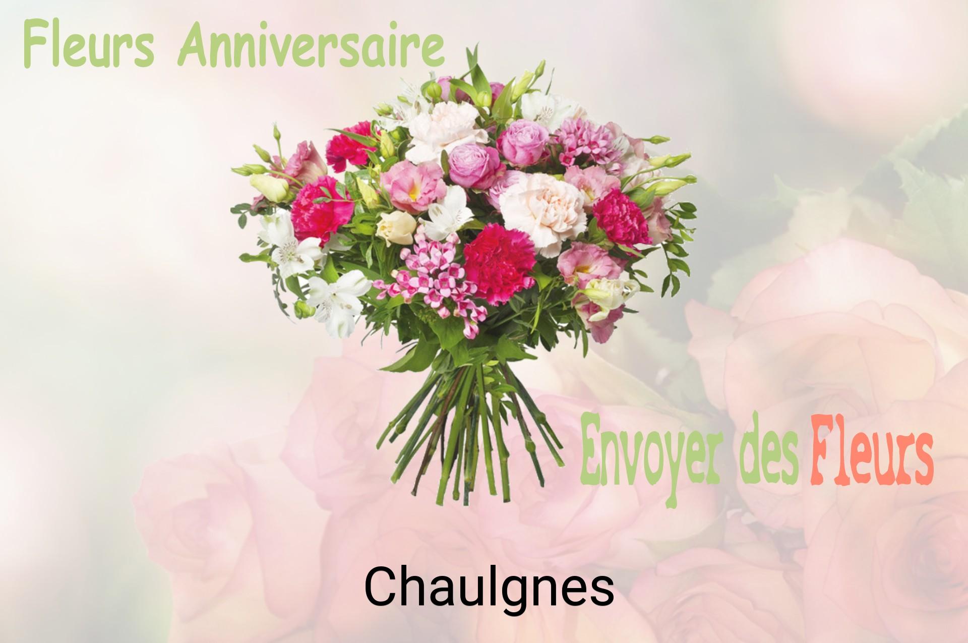Bouquet de fleurs d’anniversaire livré à Chaulgnes