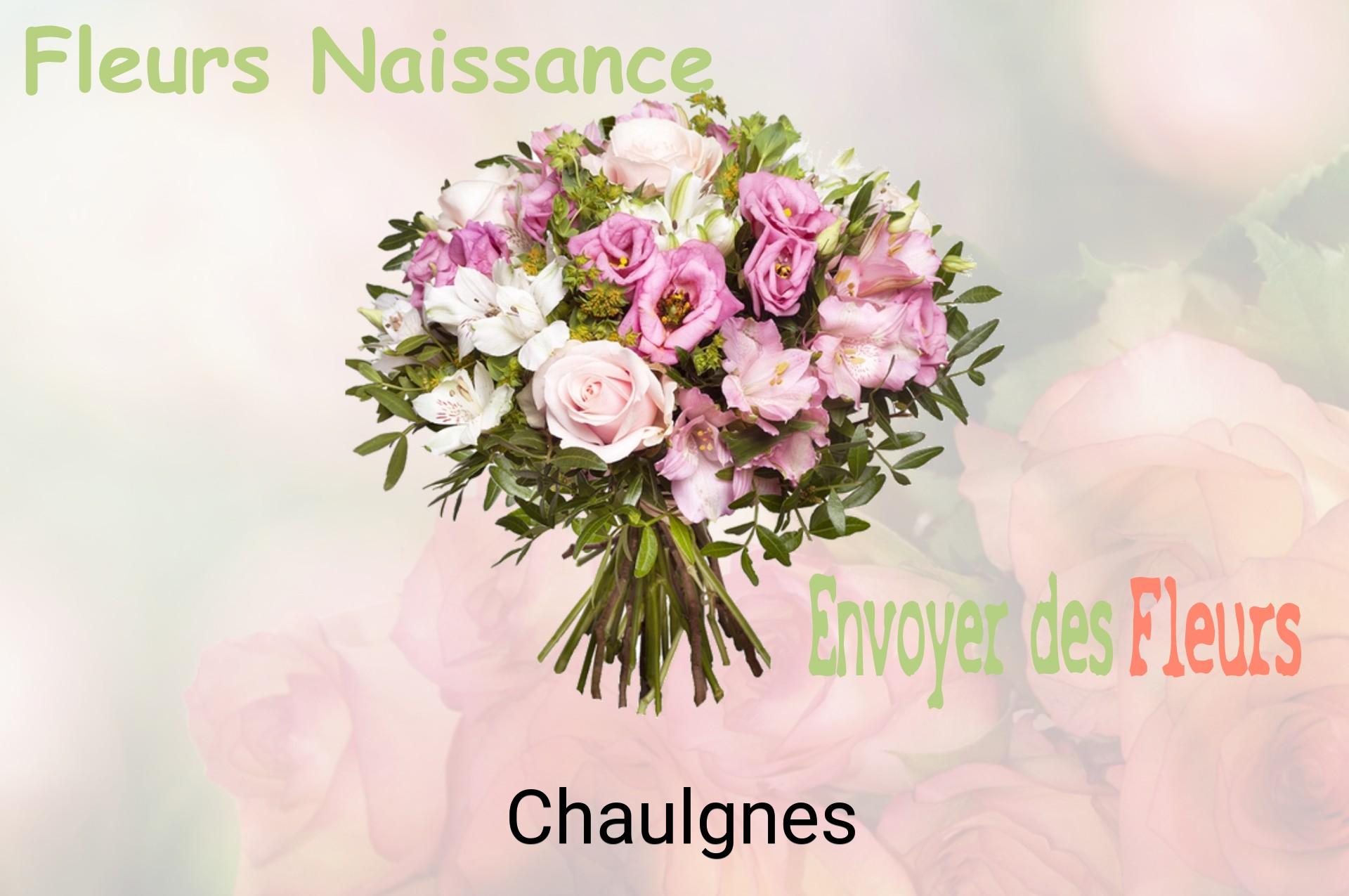 Bouquet de fleurs de naissance livré à Chaulgnes